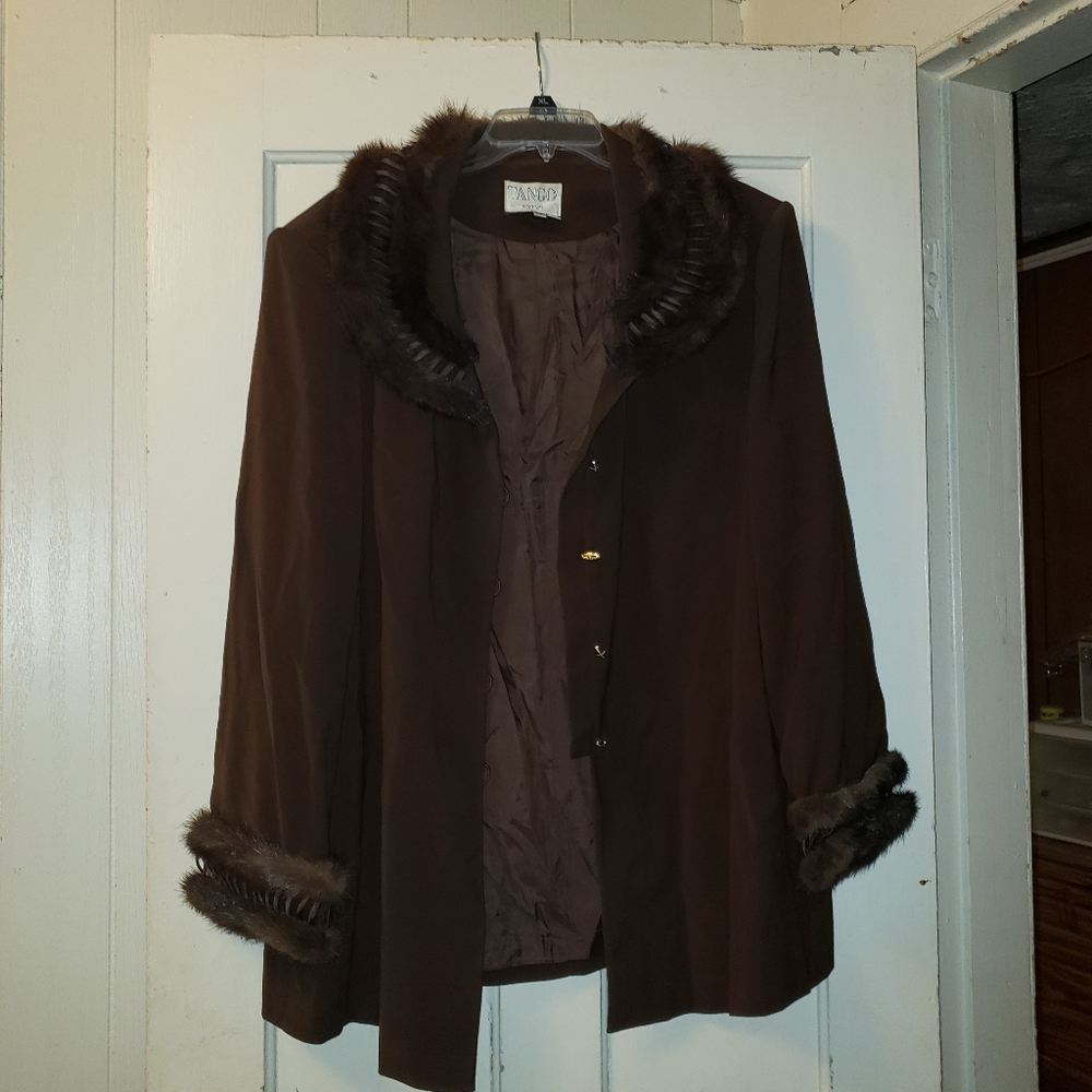 Tango nites fur 2 piece plus size suit